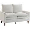 Aosom Sofa 146x84x95 cm Kremas Balta Chenille Apmušalai