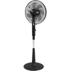 Aosom Stalinis ventiliatorius 45x42x120–135 cm Juodas ABS