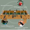 Aosom Stalo futbolo stalas, 69x36.5x22 cm, ruda, mediena