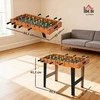 Aosom Stalo futbolo stalas 84.5x40x61.2 cm Juodas nerūdijančio plieno