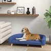 Aosom Šuns sofa 98x67x25 cm mėlyna, mediena