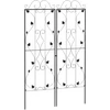 Aosom Trellis komplektas 50x181 cm Juodas plienas