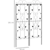 Aosom Trellis komplektas 50x181 cm Juodas plienas