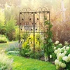 Aosom Trellis komplektas 50x181 cm Juodas plienas