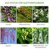 Aosom Trellis komplektas 50x181 cm Juodas plienas