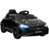 Aosom Vaikiškas elektrinis automobilis 99x55x43 cm juodas plastikas