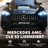 Aosom Vaikiškas elektrinis automobilis 99x55x43 cm juodas plastikas