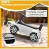 Aosom Važiuojamasis automobilis, Mercedes-Benz C-Class, 65x28x39 cm, balta, plastikas