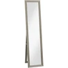 Aosom Veidrodis viso ilgio 37x157 cm Pilkas MDF ir Stiklas