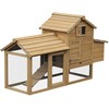 Aosom Vištidė, 151,5x54x87 cm, Natūrali, Medis