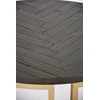 Apvalus kavos staliukas Seville, 90 cm, juoda