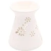 Aromatinė vaško lempa su arbatine žvake, Candle Brothers, 10.5x10x10 cm, balta, keramika
