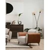 Sofa Asir Fotelis Aren, 100x85 cm, smėlio spalvos