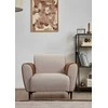 Sofa Asir Fotelis Aren, 100x85 cm, smėlio spalvos