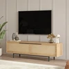 TV staliukas Asir Lentyna, On1-Su, 160x45.1x35.5 cm, Balta.