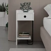 Asir Kalune Design Naktinis staliukas Sirius Left - Baltas v2