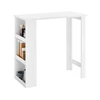 Baro stalas, SoBuy FWT17-II-W, 112x57x106 cm, baltas