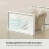 SONGMICS batų dėžės, 8 vnt. rinkinys, plastikinis batų organizatorius