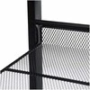 Songmics Juodos metalinės batų lentynos