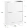 Batai Spinta, SoBuy FSR137-W, 60x25x80 cm