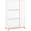 Batai spintelė, SoBuy FSR189-WN, 80x34x122 cm, Balta