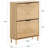 Batai Spintelė, SoBuy FSR200-N, 60x88x24 cm, Medžio Apdaila