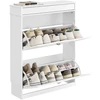 Batai spintelė, SoBuy FSR78-L-W, 75x24x96 cm, Balta