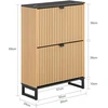 Batų stovas, SoBuy FSR202-N, 60x24x88 cm, Juodas