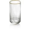 Bazaar Aukštas stiklinis taurė The Golden Sip 6,7x6,7x14 cm auksinė, perdirbtas stiklas