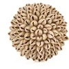 Bazaar Dekoratyvinis kamuolys Oluolu kriauklės kamuolys 9x9x9 cm balta kriauklė