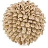 Bazaar Dekoratyvinis kamuolys Oluolu kriauklės kamuolys 9x9x9 cm balta kriauklė