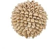 Bazaar Dekoratyvinis kamuolys Oluolu kriauklės kamuolys 9x9x9 cm balta kriauklė