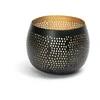 Bazaar Dekoratyvinis rutulys, 10x10x12 cm, juodai auksinis, žalvaris
