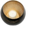 Bazaar Dekoratyvinis rutulys, The Pierced Ball, 12x12x15 cm, juodai auksinis, žalvaris