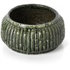 Bazaar Dubuo vazonas 23.5x23.5x11 cm žalias akmens keramika