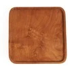 Bazaar Kvadratinė lėkštė, 8.5x8.5x2 cm, Natūrali, Tiko mediena
