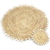 Bazaar Lėkštė lėkštutė, Raffia kriaušė, 0,38x0,38 m, Natūrali