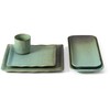 Bazaar Lėkštė, The Lagoon Square Plate, 20x20x2.5 cm, mėlyna, keramika
