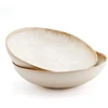 Bazaar Makaronų lėkštė 22x22x4,5 cm balta akmens keramika
