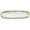 Bazaar Ovalus padėklas, 40.8x2.2x11.5 cm, balta, keramika