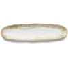 Bazaar Ovalus padėklas, 40.8x2.2x11.5 cm, balta, keramika