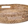 Bazaar Padėklas, 41x41x7 cm, Ruda, Rotangas