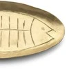 Bazaar Padėklas, The Dishy Fishy, 12x25x1 cm, auksinis, žalvaris