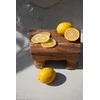 Bazaar Padėklas The Yummy Tray 30x20x10 cm Natūralus, tikmedžio mediena