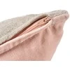 Bazaar Pagalvėlės užvalkalas 30x50 cm rožinis lininis veliūras
