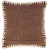 Bazaar Pagalvėlės užvalkalas 50x50x2 cm rudas baltas medvilnė