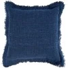Bazaar Pagalvėlės užvalkalas Azure Fringe, 50x50x2 cm, mėlynas, medvilnė-linas