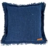 Bazaar Pagalvėlės užvalkalas Azure Fringe, 50x50x2 cm, mėlynas, medvilnė-linas