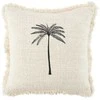 Bazaar Pagalvėlės užvalkalas, Gili Palm, 50x50 cm, juodas