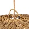 Bazaar Pakabinamas šviestuvas, The Cloche, 60x60x27 cm, natūralus, rotangas